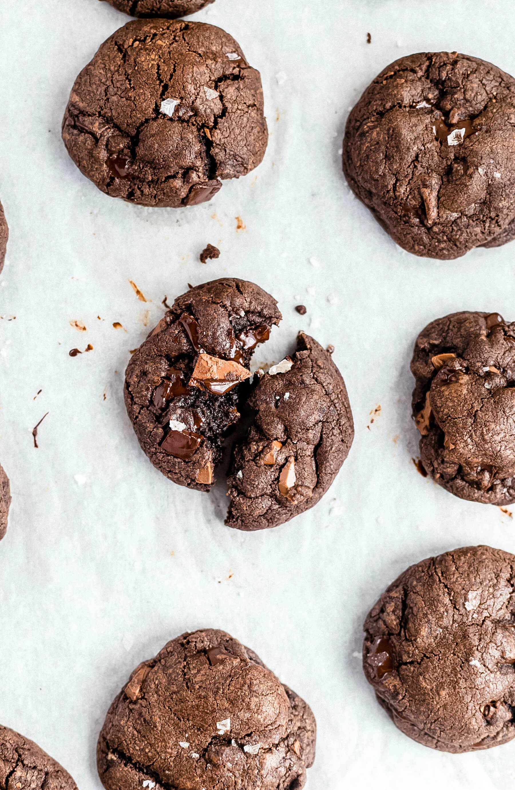 Brown Butter Triple Chocolate Cookies + Video Truffles and Trends
